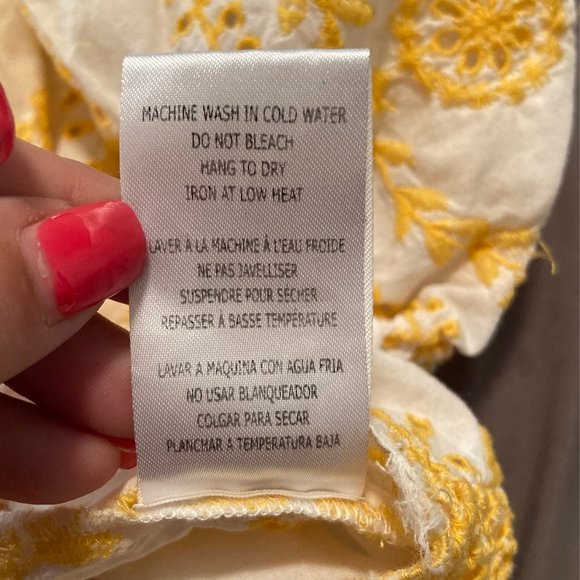 California Moon Rise Tie Front Crochet Blouse - Picture 9 of 9